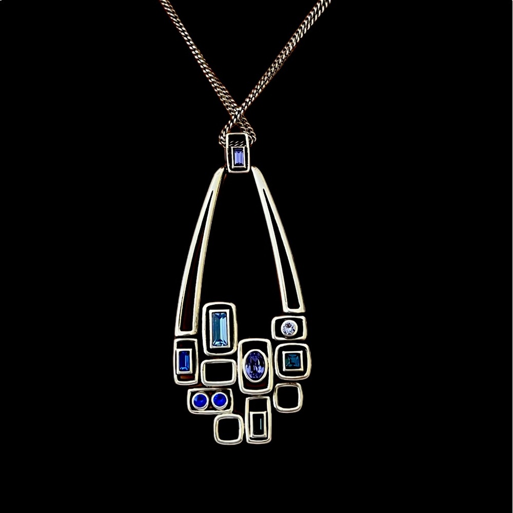 Brighton Emilie Convertible Pendant Necklace. Convertible double or single